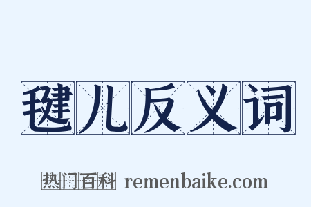 毽儿反义词是什么意思的图片